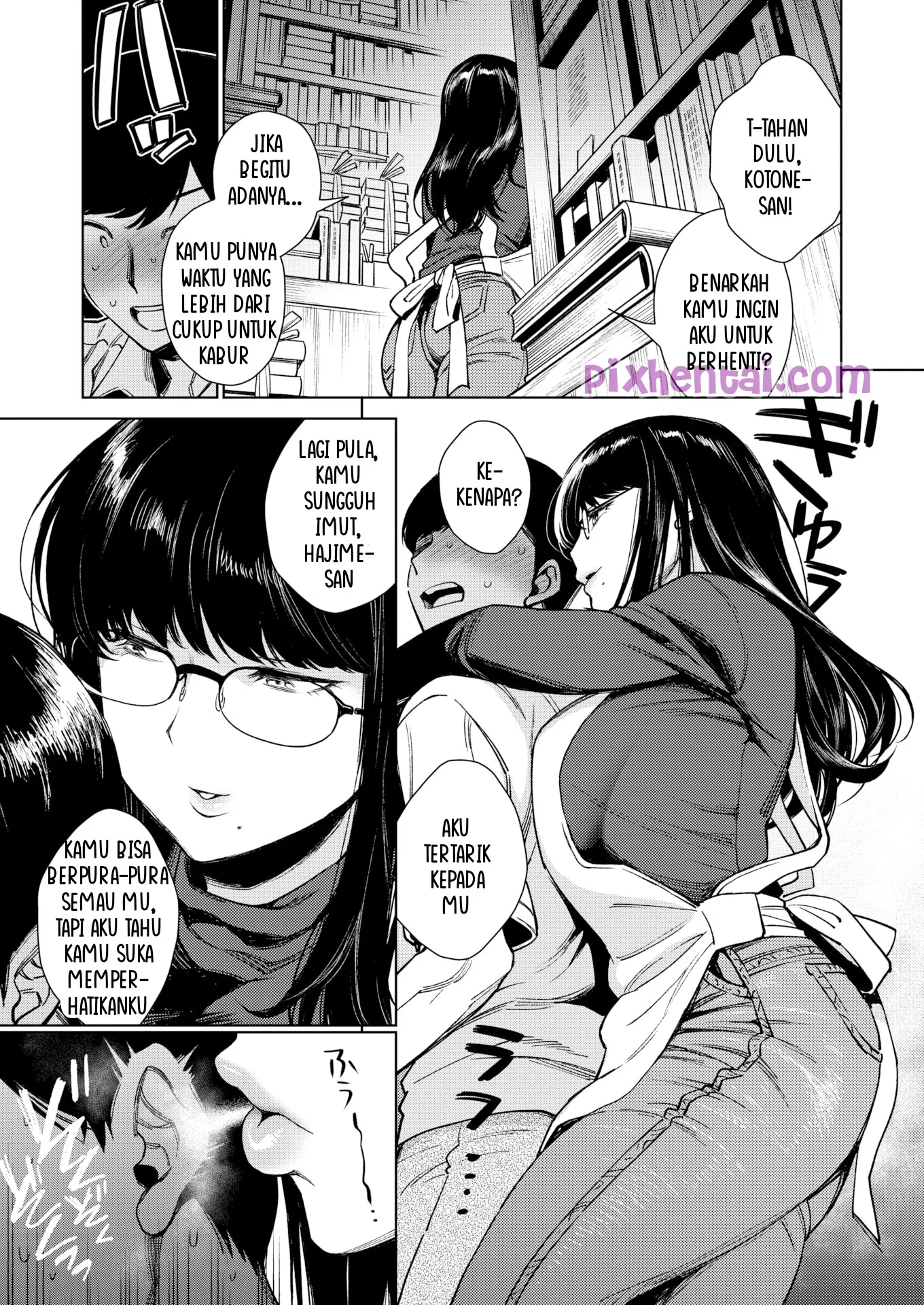 Komik hentai xxx manga sex bokep Kotone Tsumugi Penjaga Toko Buku yang sangat Sensual 7